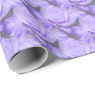 Lilac Roses Wrapping Paper