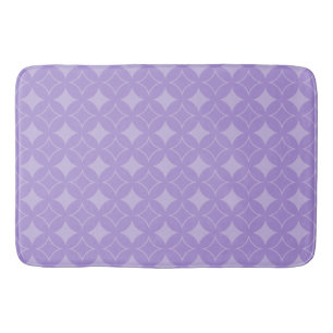 Lilac shippo pattern bath mat