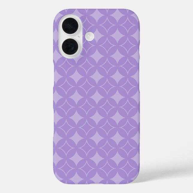 Lilac shippo pattern Case-Mate iPhone case (Back)