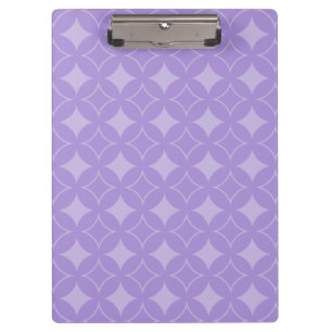 Lilac shippo pattern clipboard