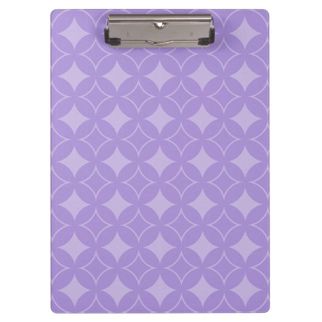Lilac shippo pattern clipboard (Front)