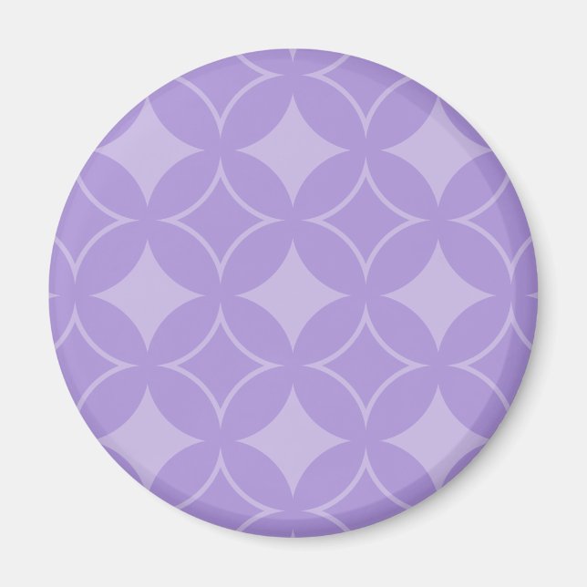 Lilac shippo pattern magnet (Front)