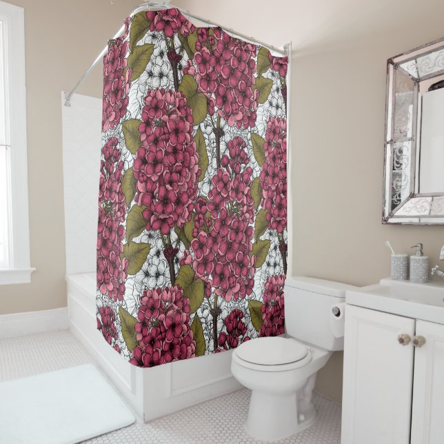 Lilac Shower Curtain (In Situ)