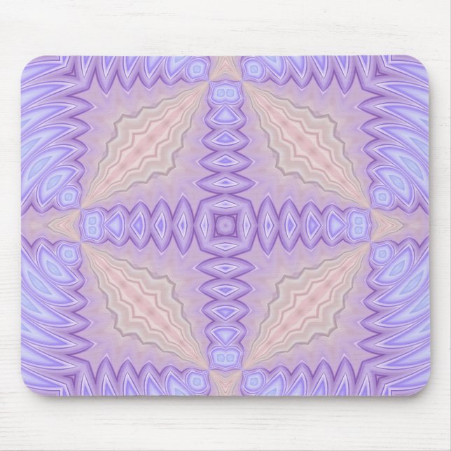 Lilac Silk Abstract Two Christmas Gift Mouse Mat (Front)