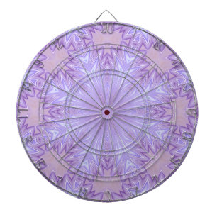 Lilac Silk Christmas Abstract Dartboard