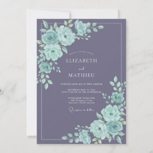 Lilac Soft Romantic Wedding Invitation