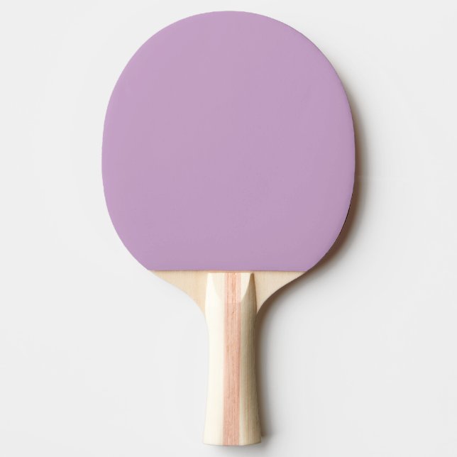 Lilac Solid Colour Ping Pong Paddle (Front)
