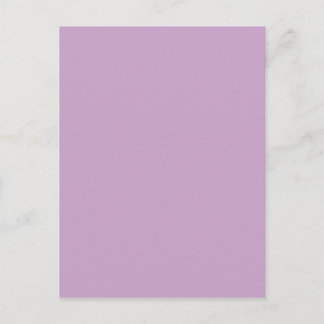 Lilac Solid Colour Postcard