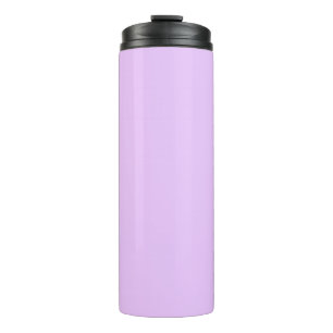 Lilac solid colour thermal tumbler