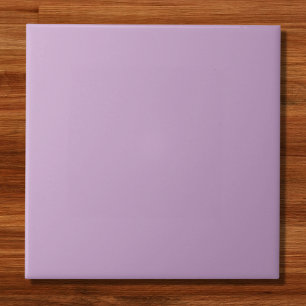 Lilac Solid Colour Tile