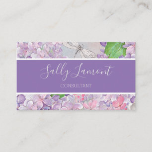 Lilac Spring Consultant Coach Business Card