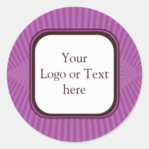 Lilac Spring Rays Sticker