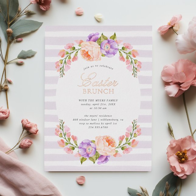 Lilac Stripe and Bloom Easter Brunch Party (Creator Uploaded)