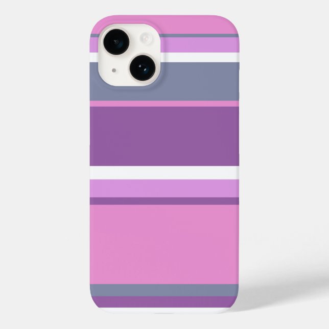 Lilac stripes  Case-Mate iPhone case (Back)