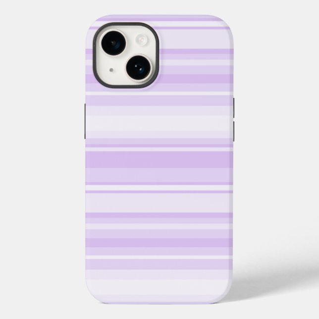 Lilac stripes Case-Mate iPhone case (Back)
