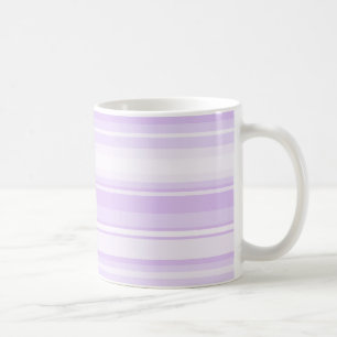 Lilac stripes coffee mug