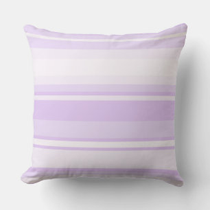 Lilac stripes cushion