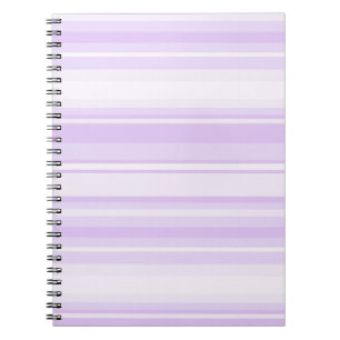 Lilac stripes notebook