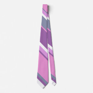 Lilac stripes tie
