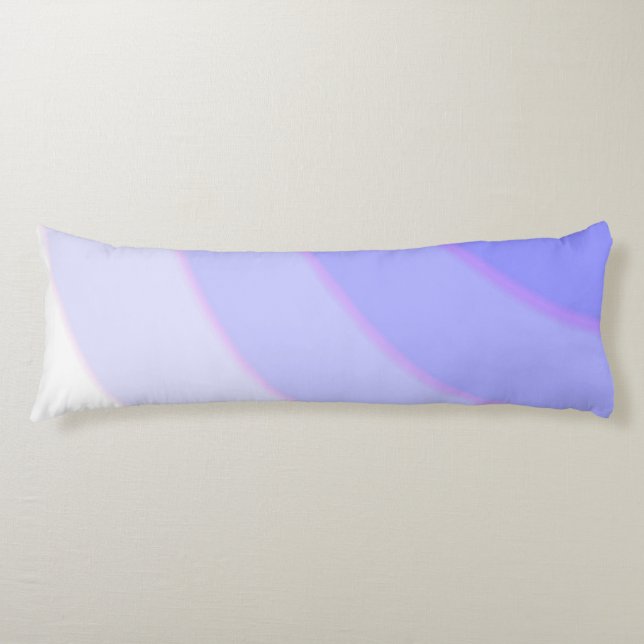 Lilac Swirls Body cushion (Front)
