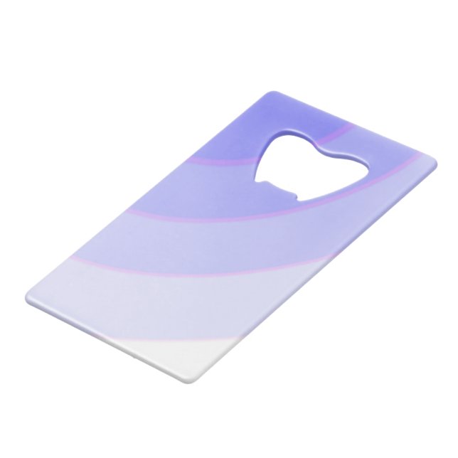Lilac Swirls Bottle Opener  (Front Angled)