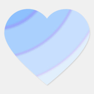 Lilac Swirls  heart Sticker