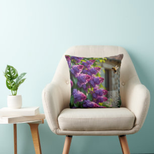Lilac Symbolism  Cushion