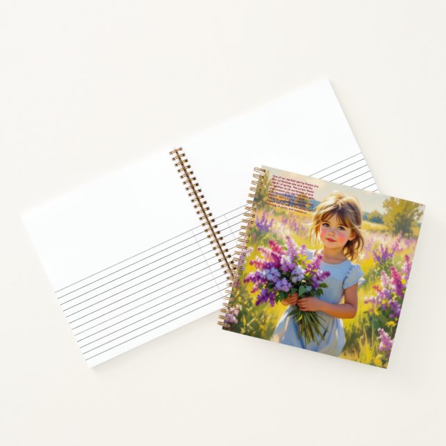 Lilac Symbolism Notebook (Inside)