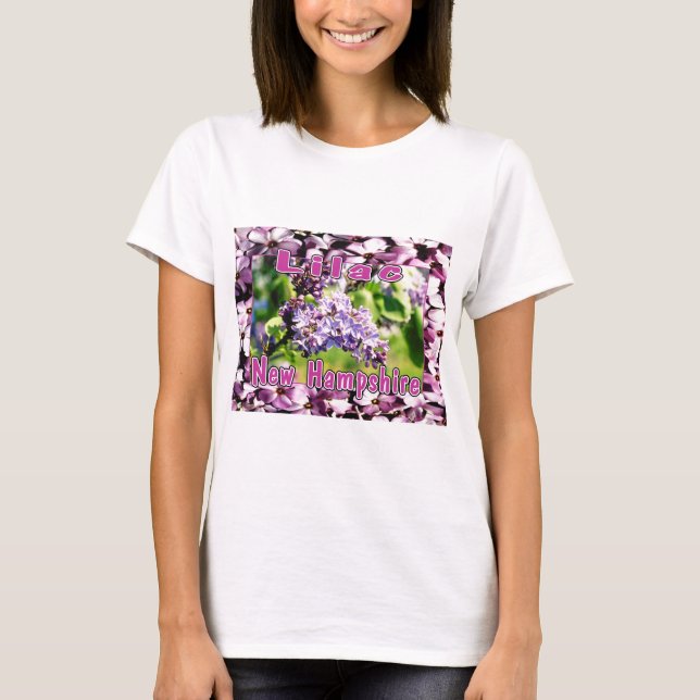 Lilac - The NH State Flower T-Shirt (Front)