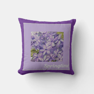 Lilac Throw Pillow