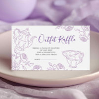 Lilac Toile Tea Party Outfit Raffle
