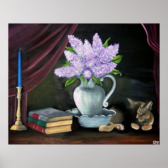 Lilac Tranquility Poster (Front)