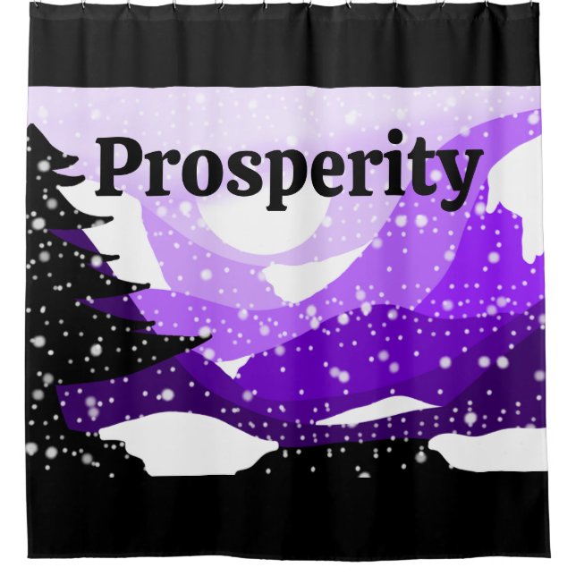 Lilac Valley Shower Curtain (Front)