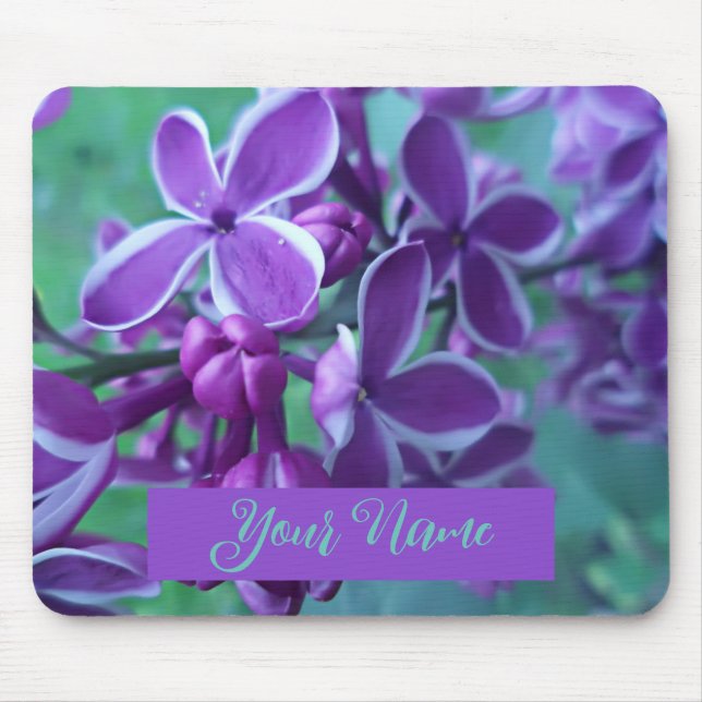 Lilac variety of colors  mouse mat (Front)