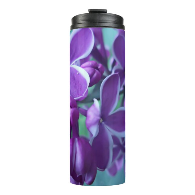 Lilac variety of colours  thermal tumbler (Front)