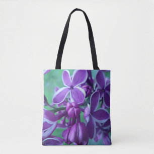 Lilac variety of colours tote bag