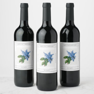 Lilac Vintage Happy Mother’s Day Wine Label