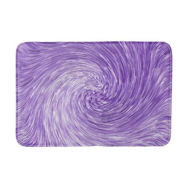 Lilac whirl....... bath mat (Front)