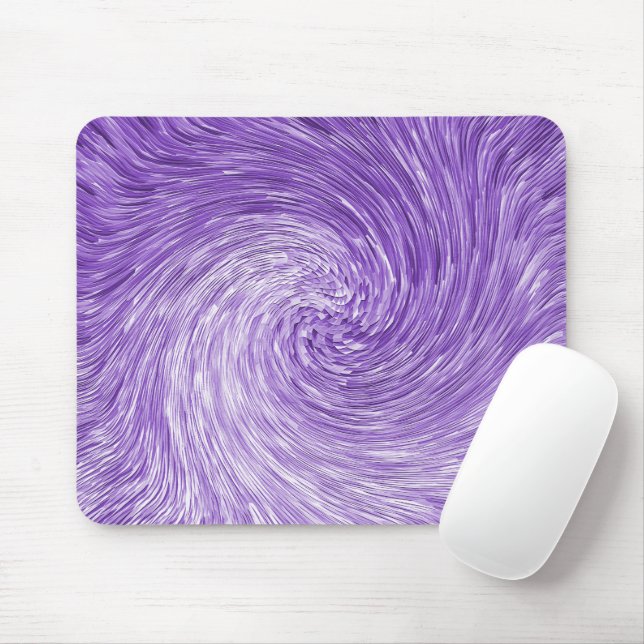 Lilac whirl......... mouse mat (With Mouse)