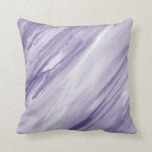 Lilac White Abstract Cushion