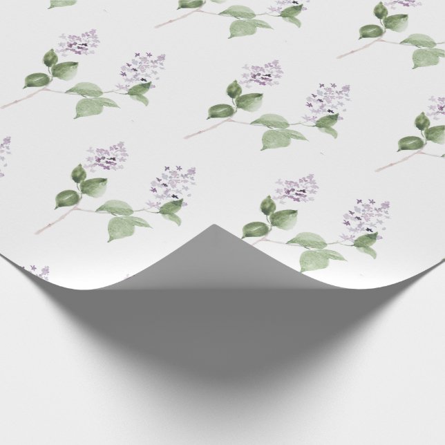 Lilac Wrapping Paper (Corner)