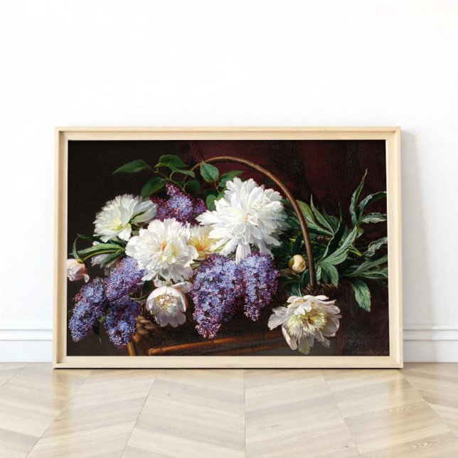 Lilacs and peonies  poster (Creator Uploaded)