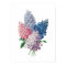 LILACS bouquet botanical print
