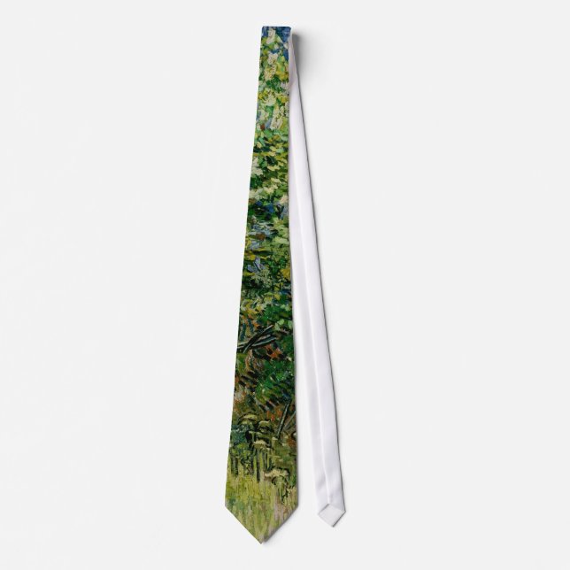 Lilacs (F 579) Van Gogh Fine Art Tie (Front)