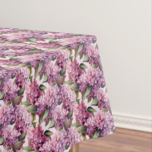 Lilacs Floral Cotton Tablecloth