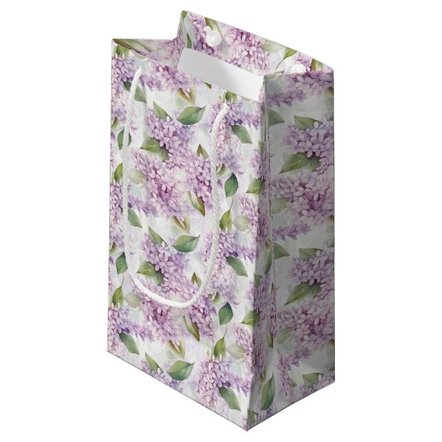 Lilacs Gift Bag (Front Angled)