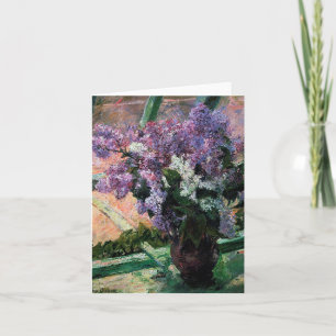 Lilacs in a Window Card