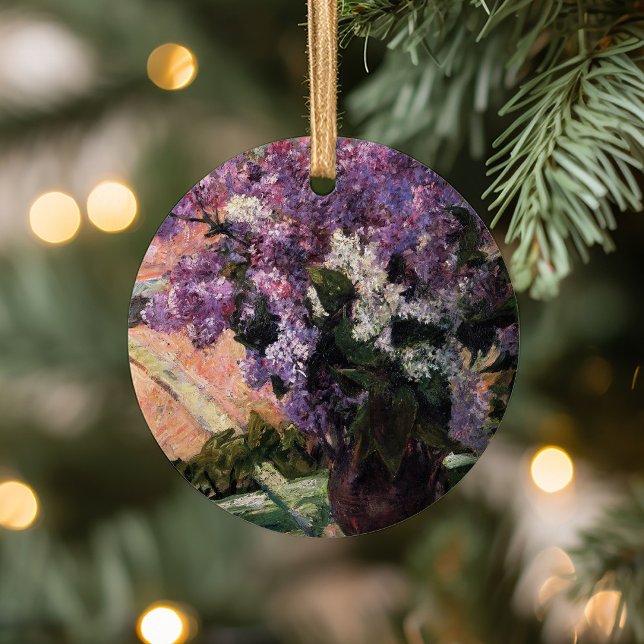 Lilacs in a Window | Mary Cassatt Ceramic Tree Decoration (Creator Uploaded)