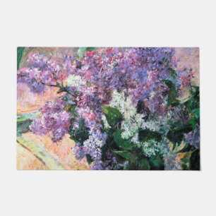 Lilacs in a Window, Mary Cassatt Doormat