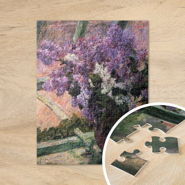 Lilacs in a Window | Mary Cassatt Jigsaw Puzzle (Creator Uploaded)